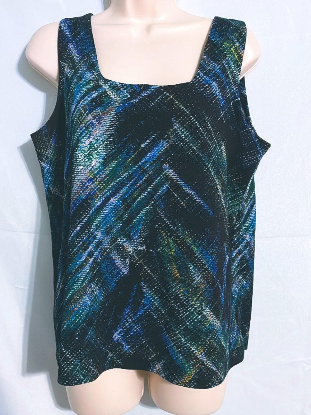 Units Sleeveless Multicolor Top Size L